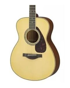 Yamaha L Series Mahogany Small Body Acoustic Guitar With Passive Pickup With Hard Bag; Natural