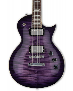 ESP LTD EC-256FM Electric Guitar (See-Thru Purple Sunburst)