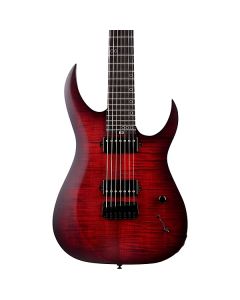 Schecter Sunset-7 Extreme Electric Guitar. Scarlet Burst.  TGF33