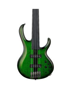 Ibanez SDGB1 DMT Steve Di Giorgio Signature 5 String Fretless Electric Bass. Dark Moss Burst TGF33