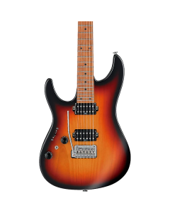 Ibanez AZ2402L TFF Prestige Left Handed Electric Guitar. Tri Fade Burst Flat with Case TGF33