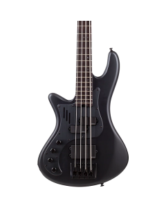 Schecter Stiletto-4 Stealth Pro EX Electric Bass.Left Handed Satin Black.  TGF33