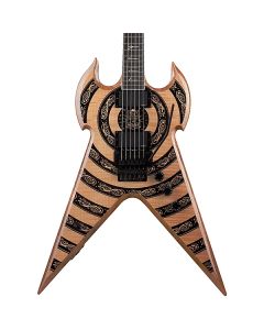 Schecter Warhammer FR Electric Guitar. Norse Dragon Bullseye RawTop.  TGF33