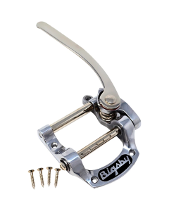 Bigsby B5 Vibrato Tailpiece, String-Thru, Polished Aluminum