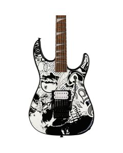 Jackson X Series Dinky DK1 H Electric Guitar - Scull Kaos