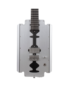 Schecter Machine Gun Kelly Razor Blade Electric Guitar. Metallic Silver