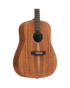 Martin D-X1EL Acoustic Electric Guitar. Left Handed HPL Koa/Koa w/SS TGF33