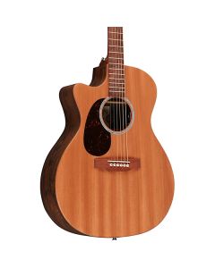 Martin GPC-X2EL Acoustic Electric Guitar. Left Handed Sapele/Ziricote HPL w/SS TGF33