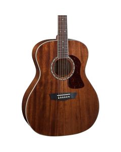 Washburn HG12S Heritage Series Grand Auditorium Acoustic Guitar Mahogany TGF33