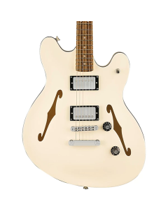 Squier Affinity Series Starcaster Deluxe Electric Guitar. Laurel Fingerboard, Olympic White TGF33
