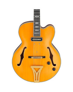 Ibanez PM3C NAL Pat Metheny Signature Hollowbody Electric Guitar. Natural Amber Low Gloss with Case TGF33