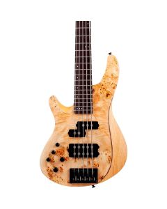 Schecter Reaper-5 Electric Bass. Left Handed Natural Satin