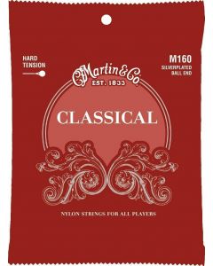 Martin M160 Classical Hard Tension Silverplated, Ball Ended Strings