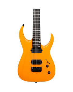 Jackson Pro Series Signature Misha Mansoor Juggernaut HT7 Electric Guitar. Ebony Fingerboard, Signal Yellow TGF33
