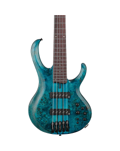 Ibanez BTB945 COL 5 String Electric Bass. Cosmic Blue Low Gloss TGF33