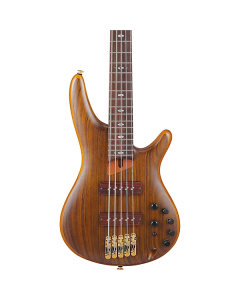 Ibanez SR5505 MHF Prestige 5 String Electric Bass. Mocha Flat with Case TGF33