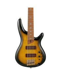 Ibanez SR4505 DST Prestige 5 String Electric Bass. Desert Sunburst with Case