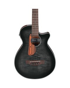 Ibanez AEGB25E TKH Acoustic Electric Bass. Transparent Black Burst High Gloss TGF33