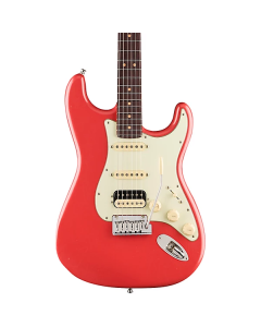 Fender American Ultra Luxe Vintage '60s Stratocaster HSS Electric Guitar. Rosewood Fingerboard, Fiesta Red TGF33