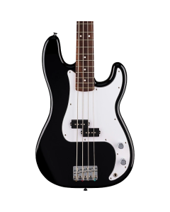 Fender Standard Precision Electric Bass. Laurel Fingerboard, White Pickguard, Black