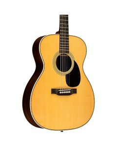 Martin OM-28E Standard Series 000-14 Fret Acoustic Electric Guitar. LR Baggs Anthem Electronics Gloss Aging Toner with Spruce Top. 10Y25OM28ELRB