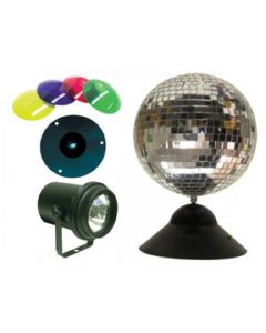 American DJ MB8COMBO 8" Mirror Ball Combo