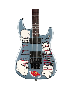 Fender Fender Presents: Tom Morello "Arm The Homeless" Electric Guitar. Rosewood Fingerboard, Blue Ice Metallic TGF33