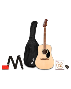 Fender California Standard Redondo Pack, Spruce Top, Black Pickguard, Natural TGF33