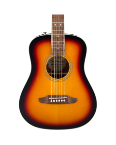 Fender California Standard Redondo Mini Acoustic Guitar with Bag, Spruce Top, 3-Color Sunburst