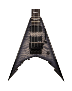 Jackson Pro Series Signature Corey Beaulieu King V KV7Q Electric Guitar. Ebony Fingerboard, Transparent Black