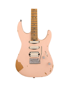 Charvel Pro-Mod Signature Rick Graham DK24 2PT CM Electric Guitar. Worn Shell Pink TGF33