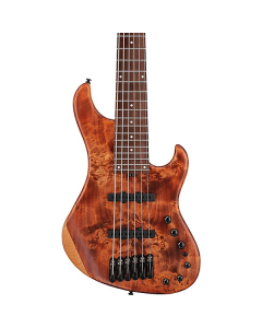 Ibanez MDM1606NML MDM6 6 String Electric Bass with Bag. Natural Mocha Low Gloss