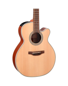 Takamine GX31CE NS Mini NEX Cutaway Acoustic Electric Guitar with Gig Bag. Natural Satin
