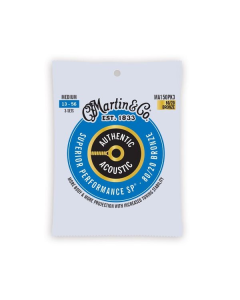 Martin 3 Pack MA150PK3 SP 80/20 Bronze Authentic Acoustic Guitar Strings Medium 13-56