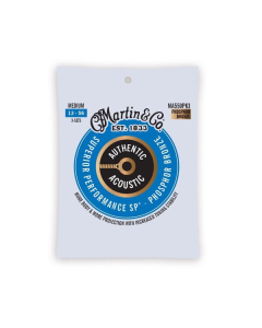 Martin 3 Pack MA550PK3 SP Phosphor Bronze Authentic Acoustic Guitar Strings Medium 13-56