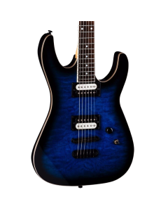 Dean MDX Electric Guitar. Quilt Top Maple Trans Blue Burst