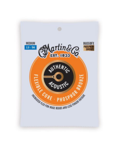 Martin MA550FX Authentic Acoustic Flexible Core Strings Phosphor Bronze Medium 13-56