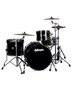 ddrum MAX 322 PB 3pc Shell Pack. Piano Black