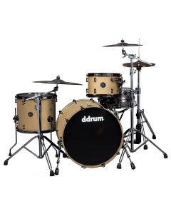 ddrum MAX 322 SN 3pc Shell Pack. Satin Natural