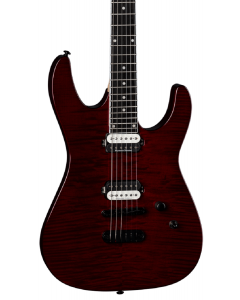 Dean MD 24 Select Flame Top Electric Guitar. Trans Cherry