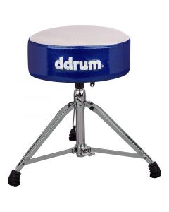 ddrum Mercury FAT Throne. White Top / Blue Side