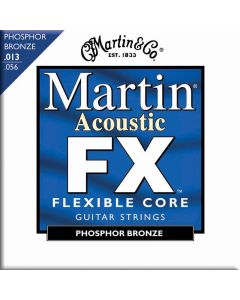 Martin MFX750 Flexible Core Phosphor Bronze Acoustic Guitar Strings, Medium