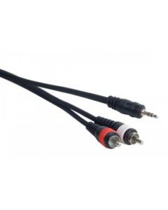 American DJ MP15 15' Cable 1/8" Male to RCA Stereo