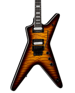 Dean ML Select Floyd Quilt Top Electric Guitar. Trans Brazilia