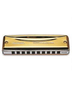 Suzuki MR-350VG-Eb Valved Gold Promaster Harmonica Key of Eb