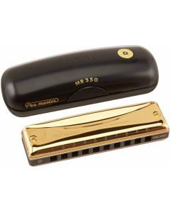 Suzuki MR-350VG-D Valved Gold Promaster Harmonica Key of D