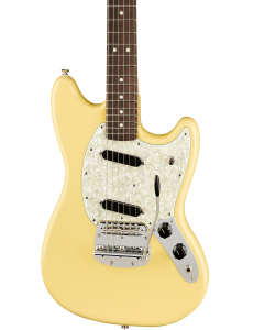 Fender American Performer Mustang Electric Guitar. Rosewood FB, Vintage White