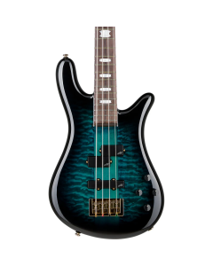 Spector ICONNS2BLKBL Icon NS-2 Neck Thru Electric Bass. Black and Blue