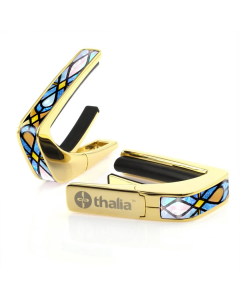 Thalia Gold Finish Capo Cathedral Glass