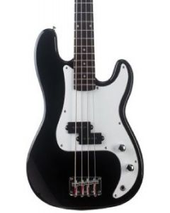 Oscar Schmidt OB25B 3/4 Size Bass Guitar. Black